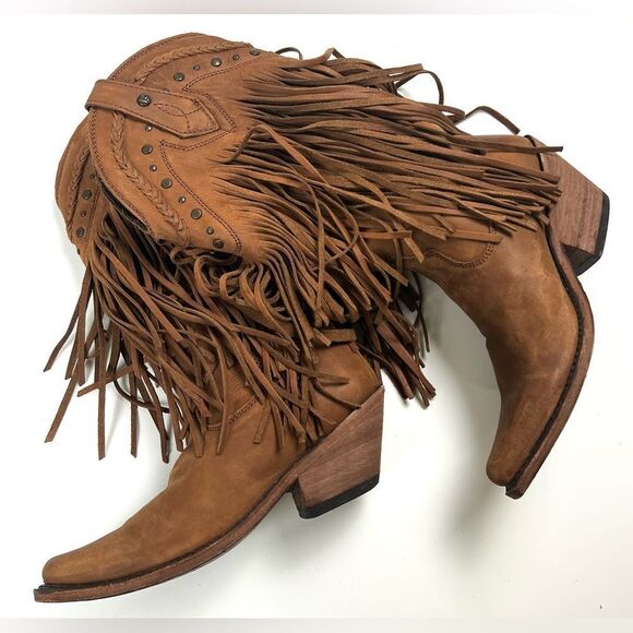 Liberty Black Vegas Fringe Faggie Boots LB71124 - Picture 4 of 14